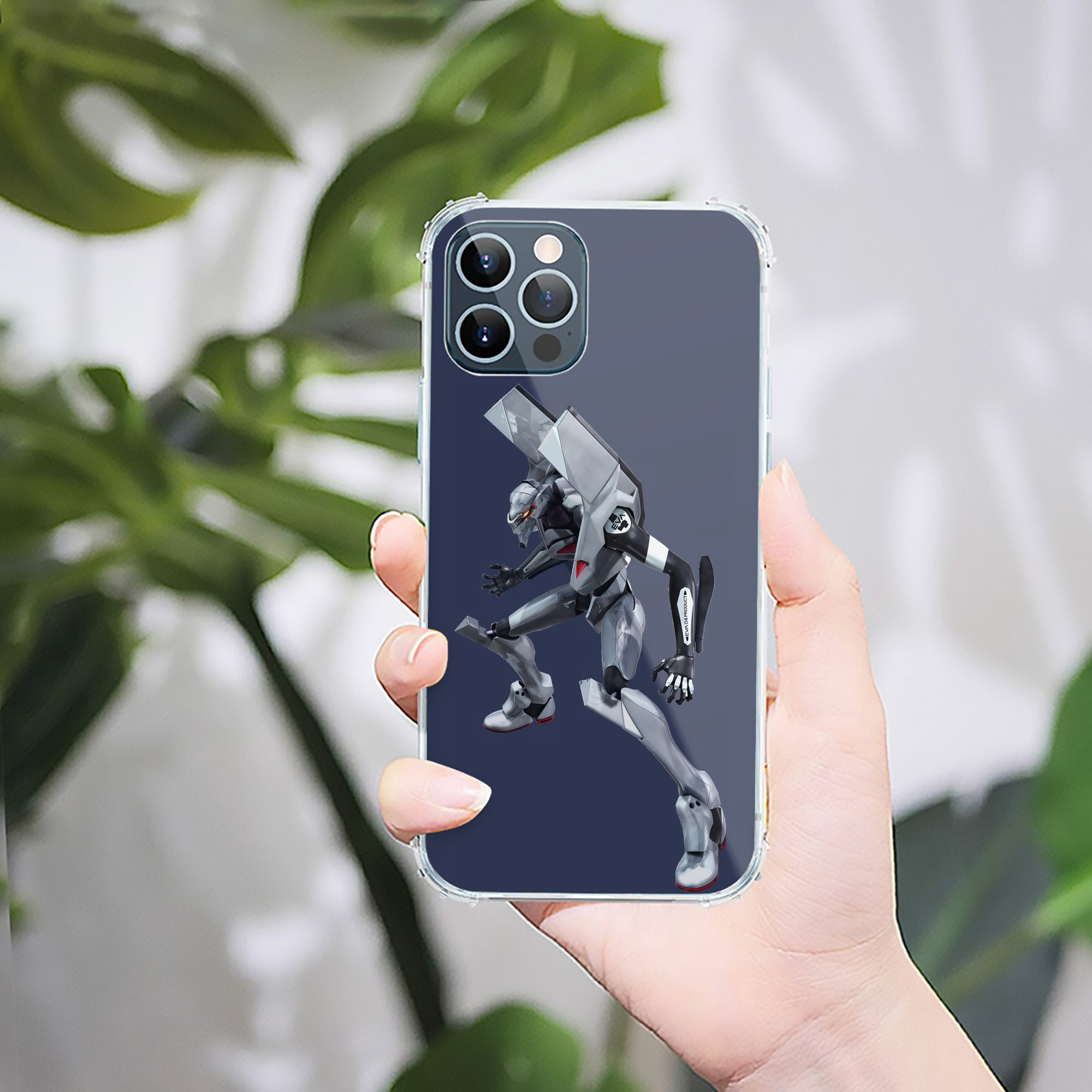 （画像用） EVA 新世紀エヴァンゲリオン 【iPhone 12シリーズ対応】透明スマホケース（クリアソフトケース）
